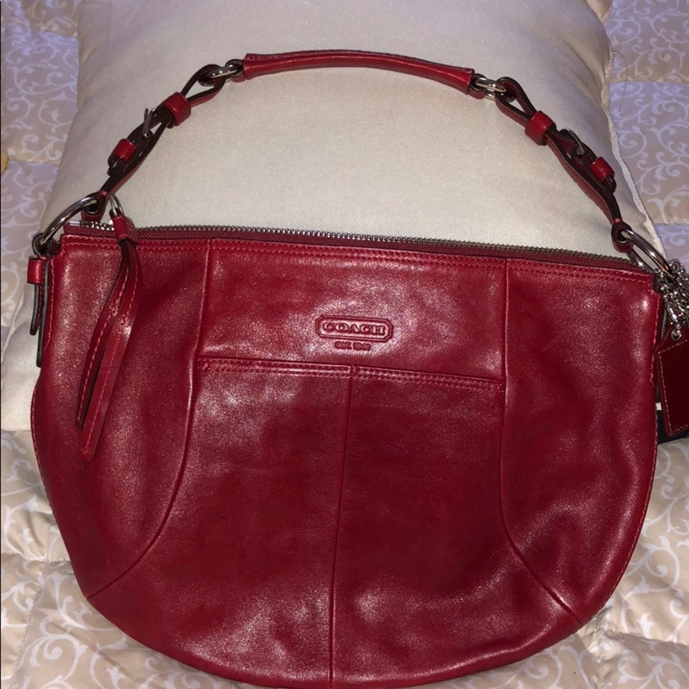 Red Coach Bag